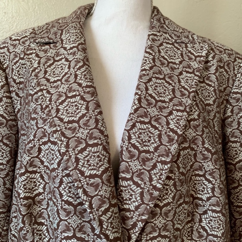 Worthington Jacquard Blazer Size 24W - Picture 7 of 8